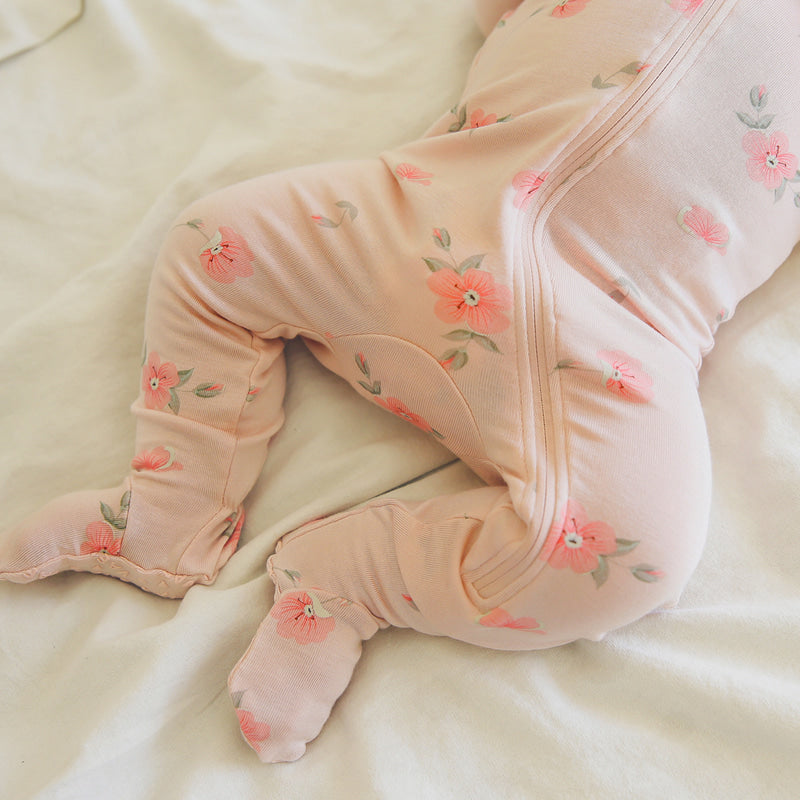 Romantic Rose Modal Footed Pajama
