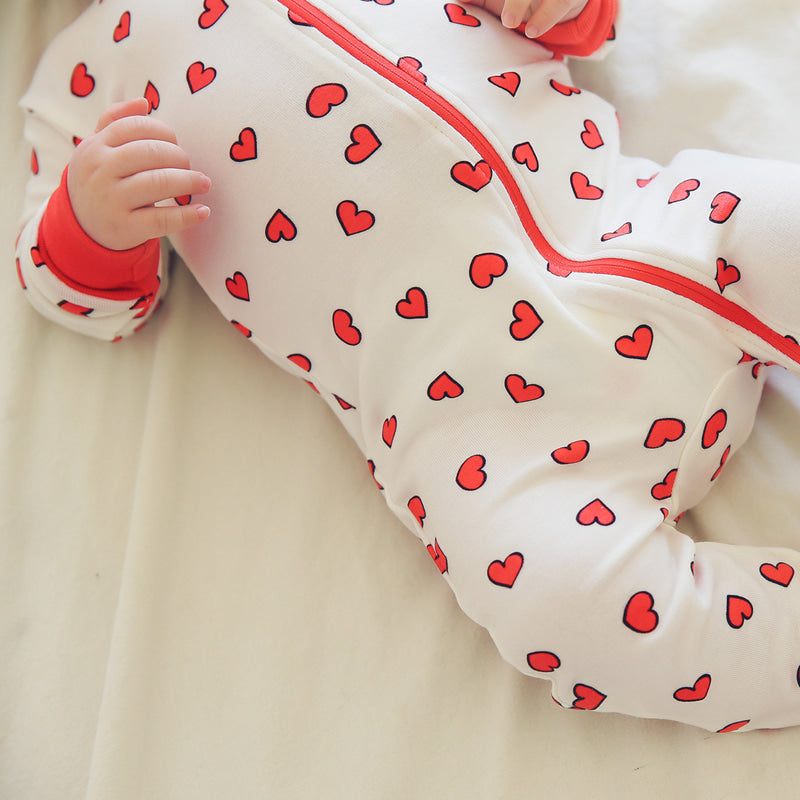Heartpop Modal Footed Pajama