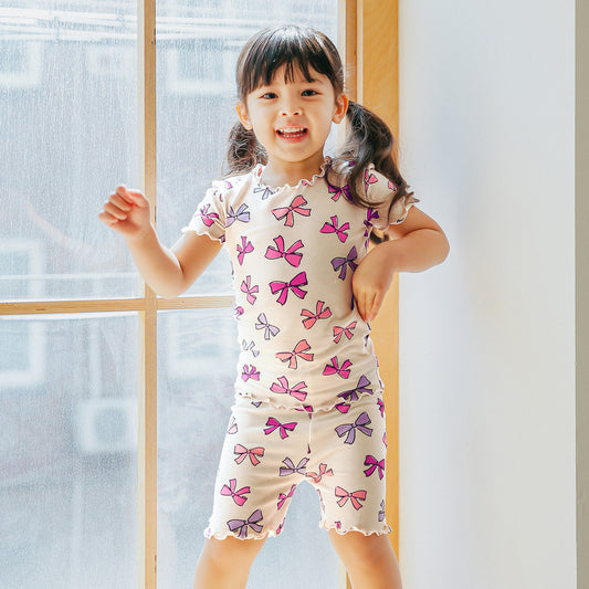 Short sleeve shirring ribbon