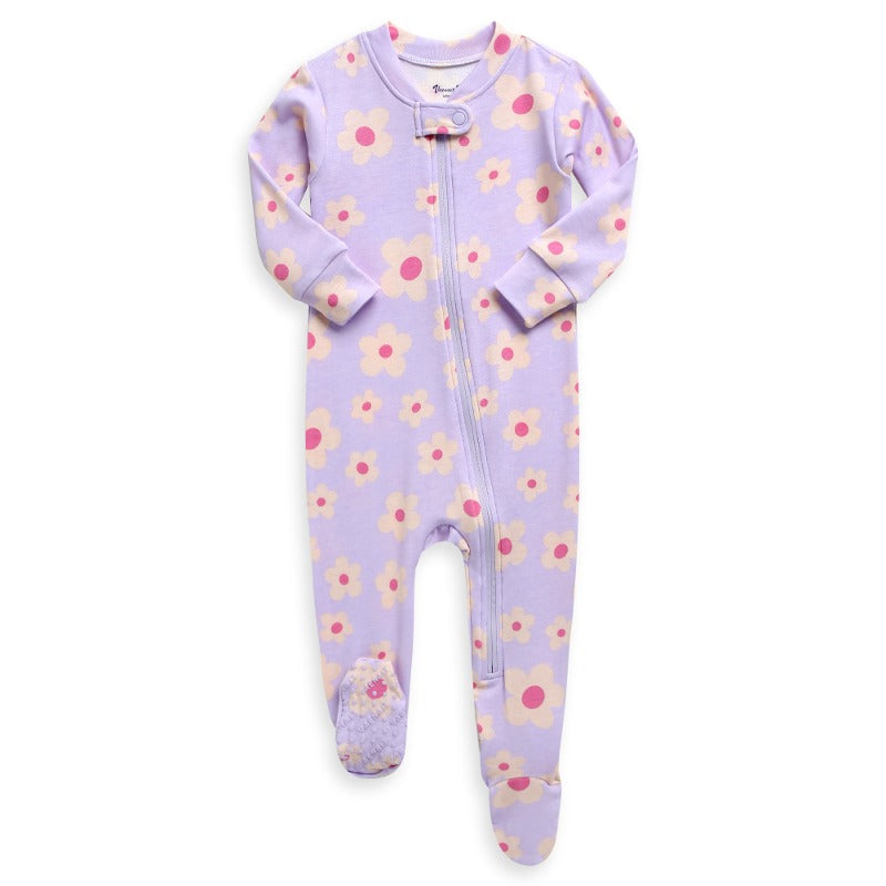 Vivid Purple Modal Footed Pajama