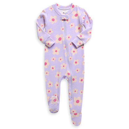 Vivid Purple Modal Footed Pajama