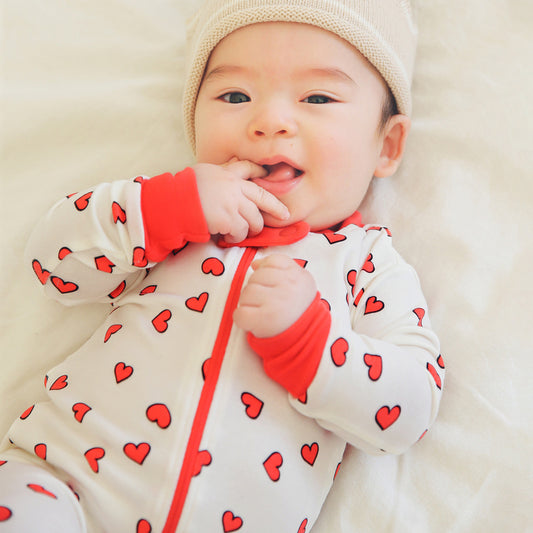 Heartpop Modal Footed Pajama