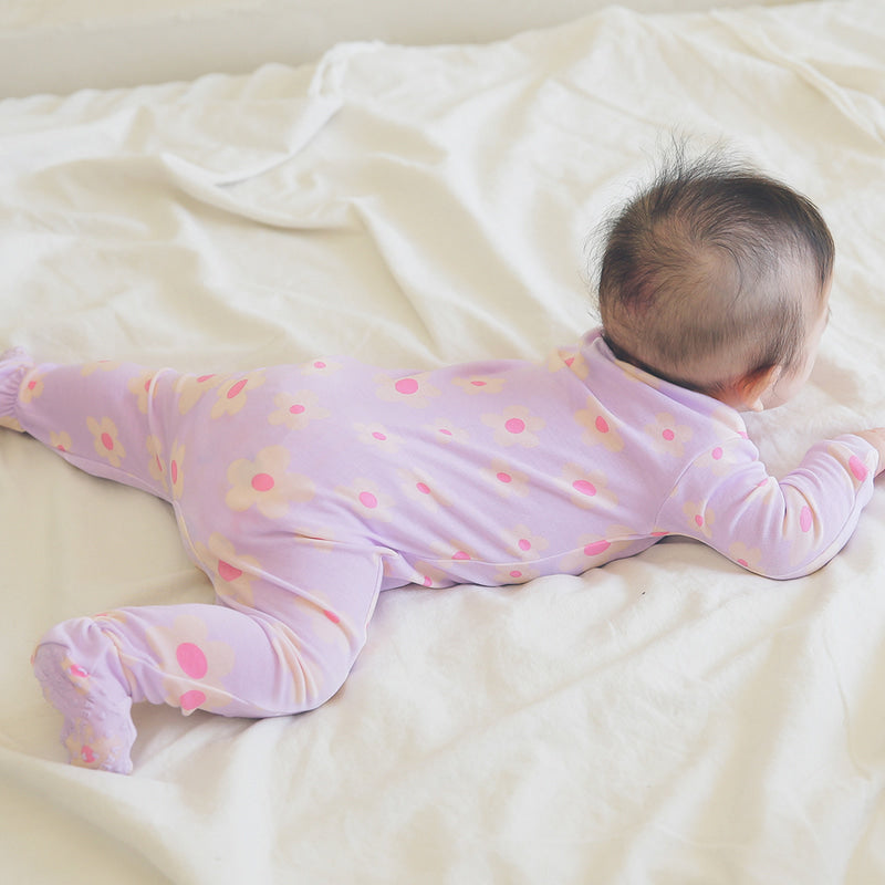 Vivid Purple Modal Footed Pajama