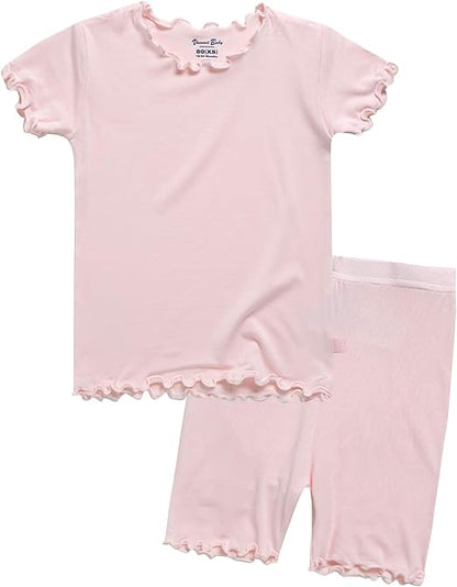 Essentials Viscose Short Sleeve Shirring Set