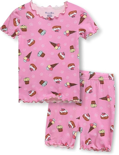 Short sleeve shirring ice cream