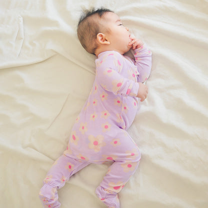 Vivid Purple Modal Footed Pajama