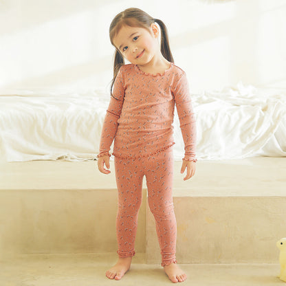 Wind Flower Long Sleeve Shirring