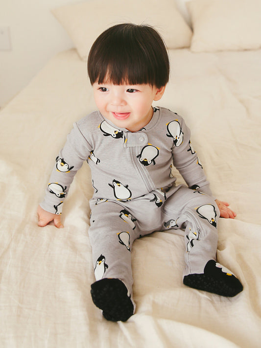 Bebe Penguin Footed Pajama