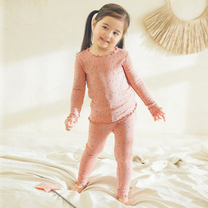 Wind Flower Long Sleeve Shirring