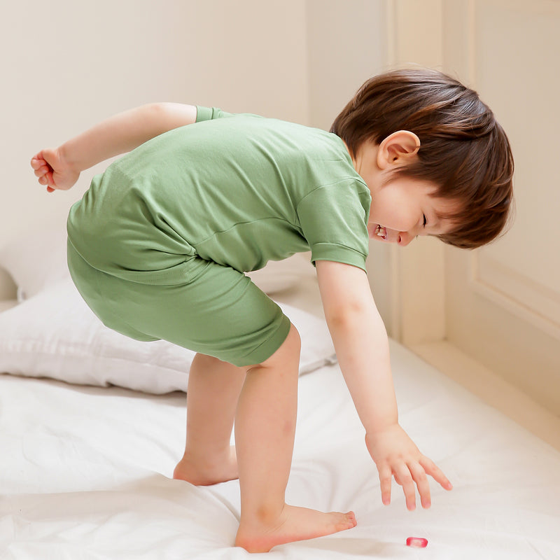 Essentials Viscose Short Sleeve Set 02