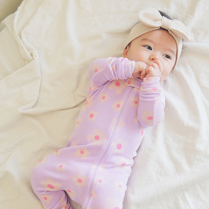 Vivid Purple Modal Footed Pajama